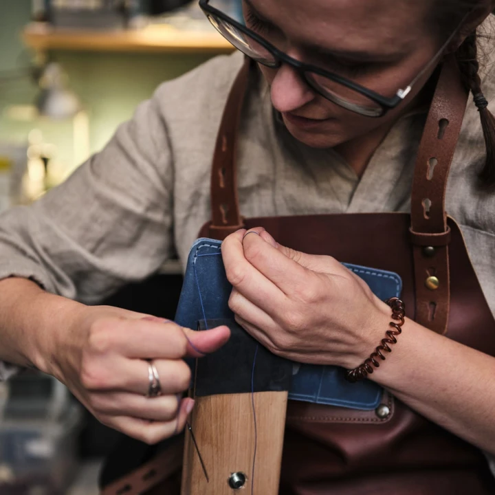 szyte ręcznie, rzemieślnicze,